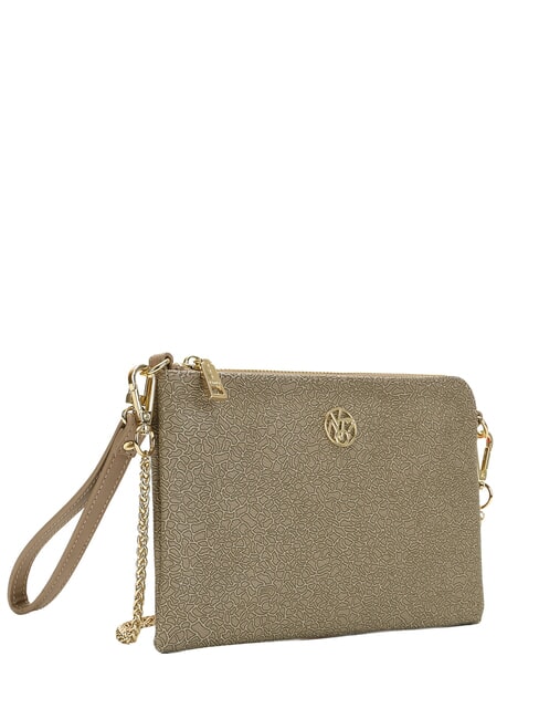 LUX Clutch a bustina con polsierina BEIGE - Borse Donna