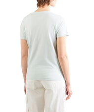 GUESS STUDS SCRIPT T-shirt manica corta misty teal - T-shirt e Top Donna - 2