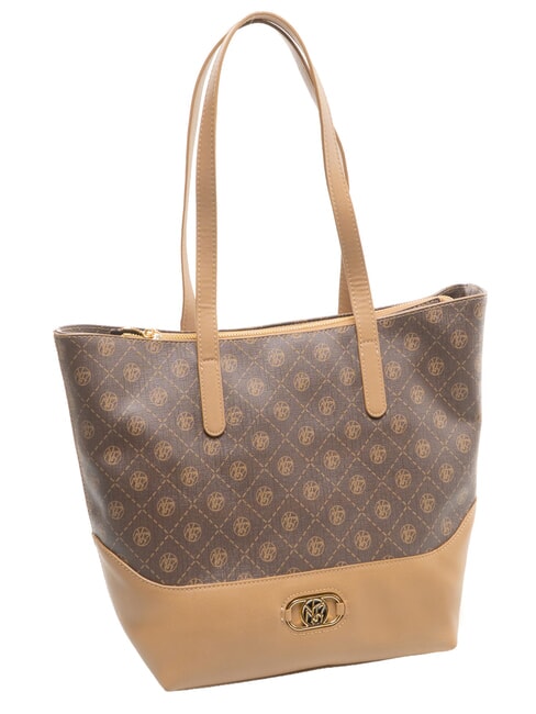 SYMBOL Borsa shopping, a spalla choco - Borse Donna