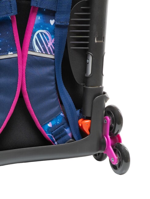 GLOOMY HEART Zaino Trolley, sganciabile bluedeep - Zaini con carrello