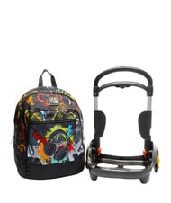 YUB FLASHY SIGN Zaino con carrello Nero - Zaini con carrello - 2