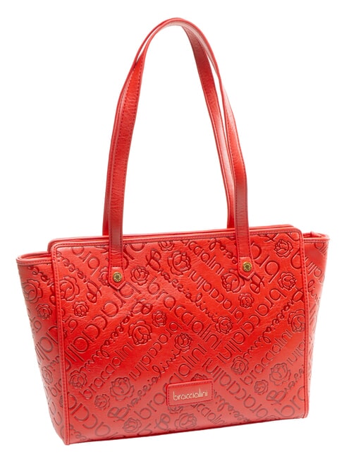 FONT Shopping Bag rosso - Borse Donna