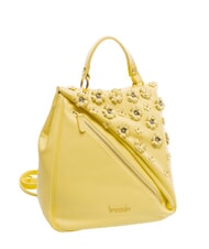BRACCIALINI SOFIA Zaino in pelle con fiorellini giallo - Borse Donna - 5
