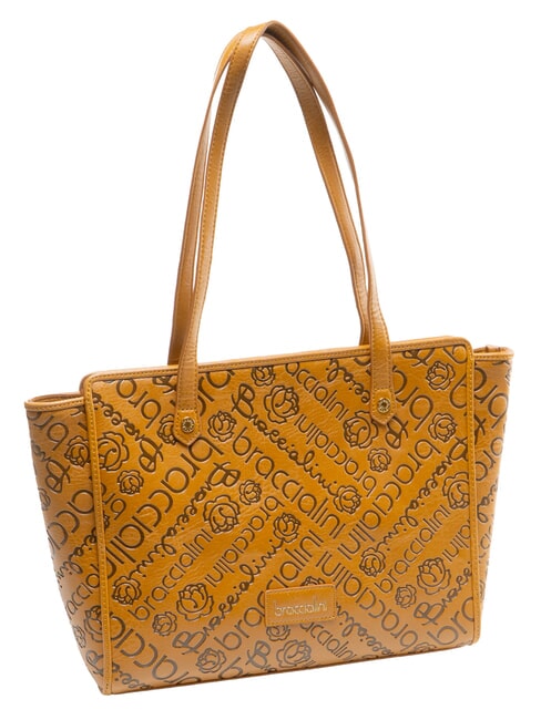 FONT Shopping Bag giallo - Borse Donna
