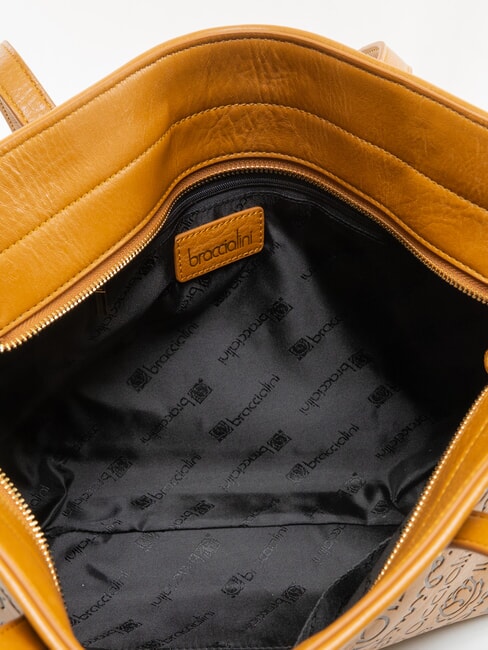 FONT Shopping Bag giallo - Borse Donna