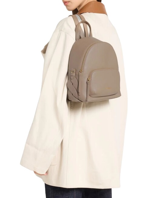 CHARLOTTE Zainetto in pelle warm taupe - Borse Donna