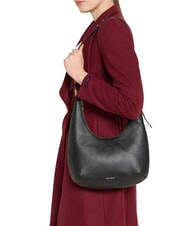 COCCINELLE SAGITTA Borsa a tracolla, in pelle Nero - Borse Donna - 2