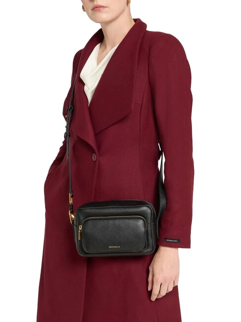 SAGITTA Borsa mini, in pelle Nero - Borse Donna