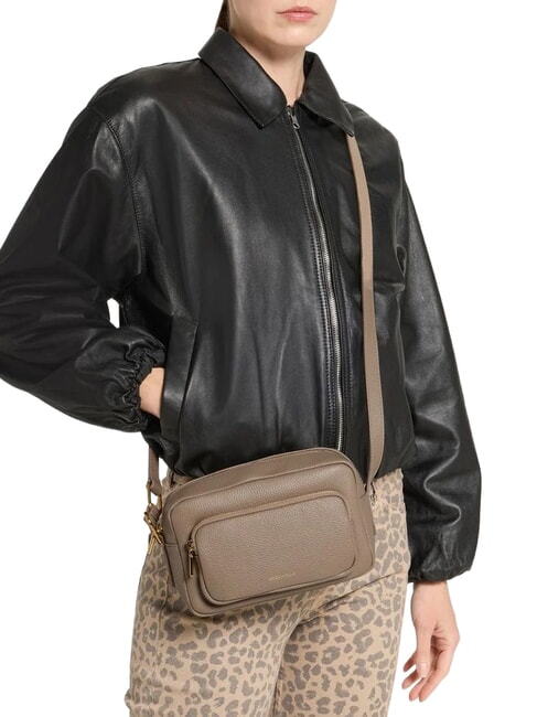 SAGITTA Borsa mini, in pelle warm taupe - Borse Donna