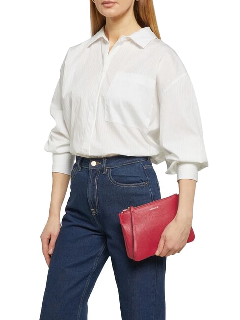 LORINE Pochette in pelle sangria - Borse Donna