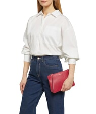 COCCINELLE LORINE Pochette in pelle sangria - Borse Donna - 2