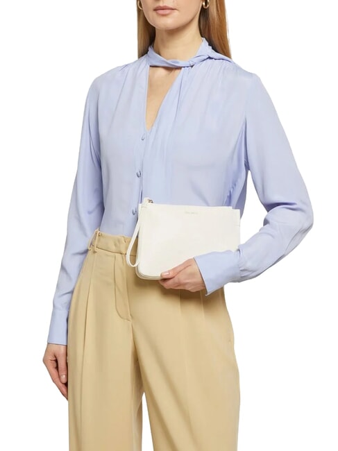 LORINE Pochette in pelle blanco - Borse Donna
