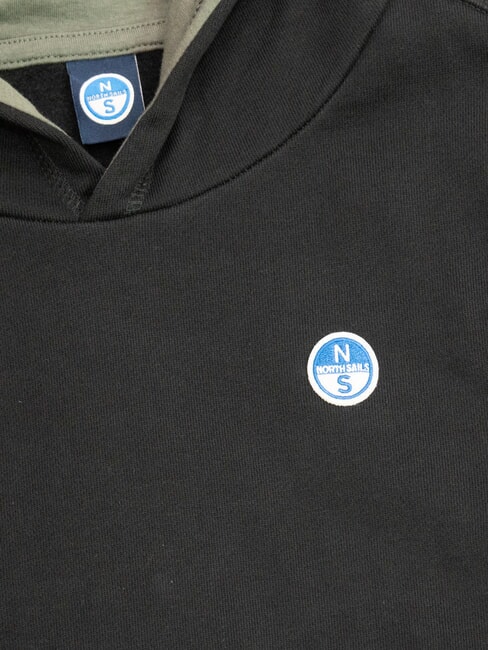 CORE  Felpa con cappuccio black - Felpe Bambini