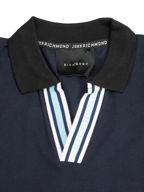 MOYIM Polo in cotone blue navy - Polo Uomo