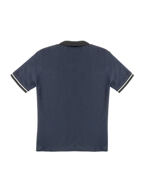 MOYIM Polo in cotone blue navy - Polo Uomo