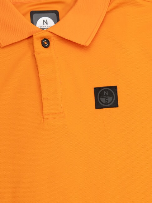 NORTH TECH Polo casual manica corta papaya orange - Polo Uomo