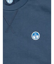NORTH SAILS ROUND LOGO Felpa girocollo in cotone dark denim - Felpe Uomo - 2