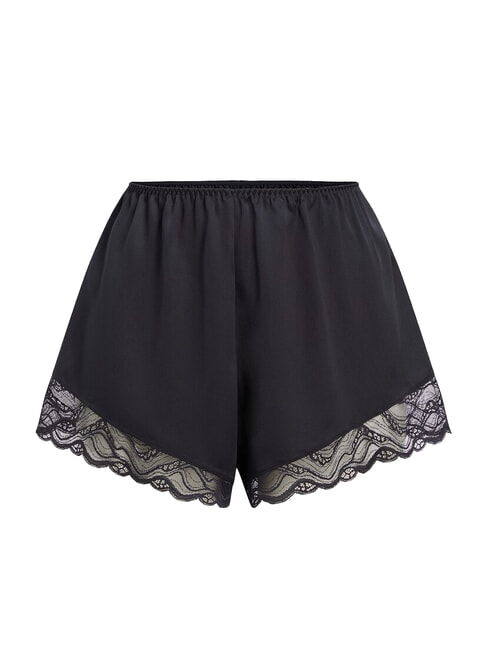 CK Pantaloni corti pigiama con pizzo black - Pigiami Donna