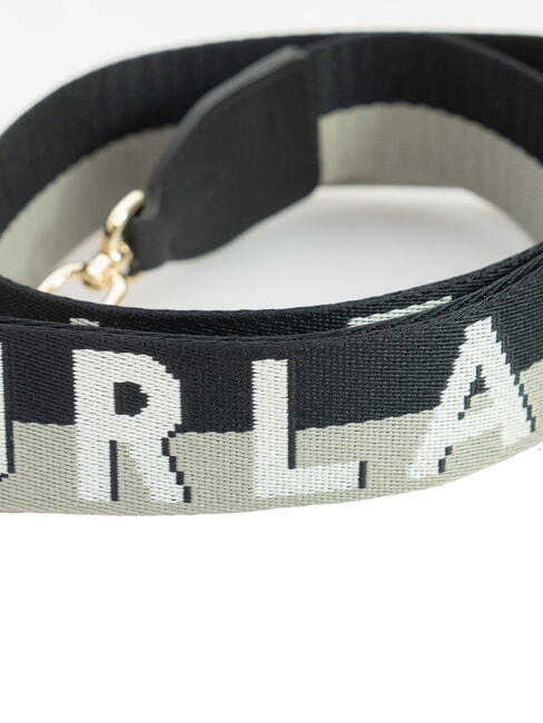 FIONA  Tracolla logata nero marmo - Accessori per borse