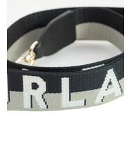 FURLA FIONA  Tracolla logata nero marmo - Accessori per borse - 3
