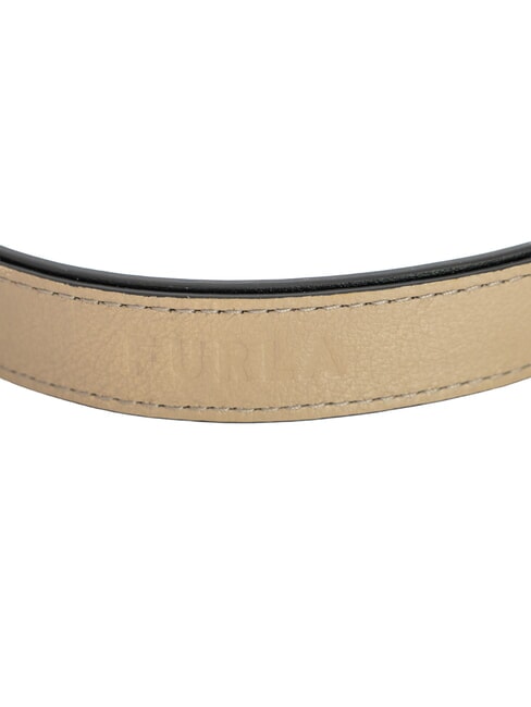 CAMPIONARIO - GIOVE Tracolla per borsa, in pelle greige+cognac h - Accessori per borse
