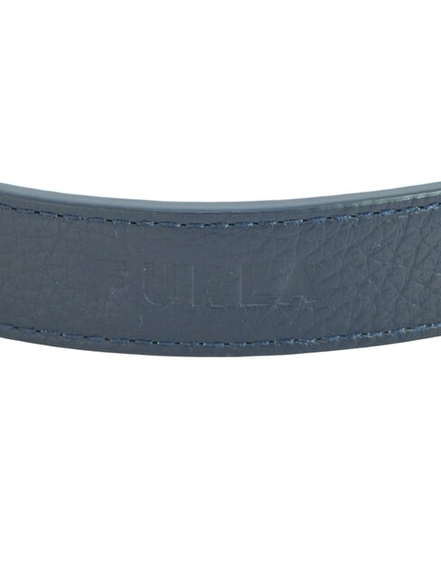 CAMPIONARIO - GIOVE Tracolla logata, in pelle mediterraneo+nero - Accessori per borse