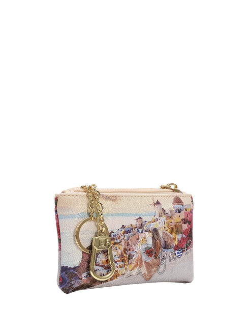 YESBAG Bustina portachiavi con zip greece sunset - Portachiavi