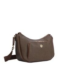 YNOT LUX Borsa hobo a tracolla con tasca choco - Borse Donna - 2