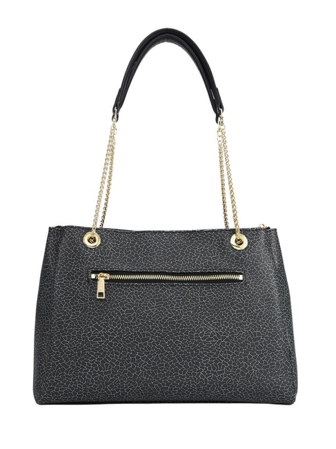 LUX Borsa a spalla manici catena NERO - Borse Donna