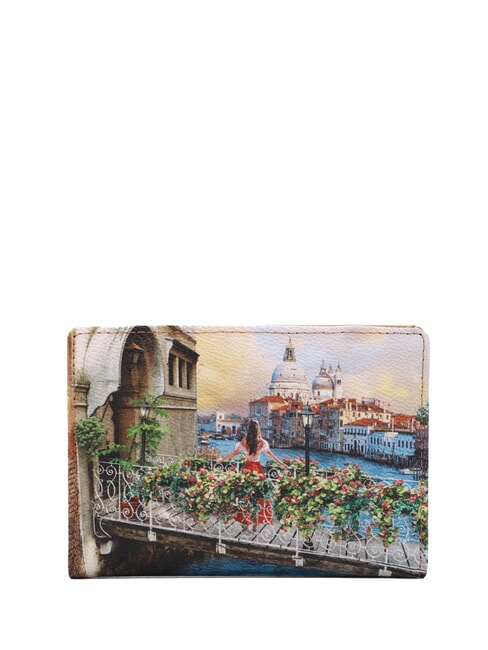 YESBAG Portacarte con portamonete flowery canal - Portafogli Donna