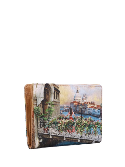 YESBAG Portacarte con portamonete flowery canal - Portafogli Donna