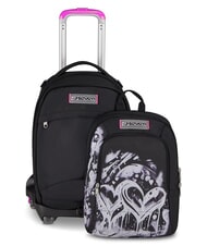 SEVEN PLUMPY LINE GIRL Zaino trolley sdoppiabile - Zaini con carrello