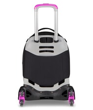 SEVEN PLUMPY LINE GIRL Zaino trolley sdoppiabile Nero - Zaini con carrello - 3