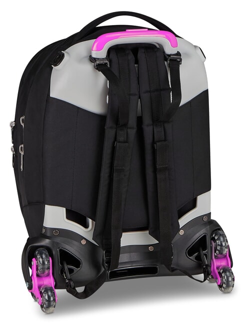 PLUMPY LINE GIRL Zaino trolley sdoppiabile Nero - Zaini con carrello