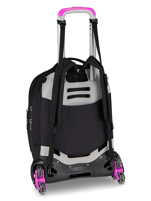 PLUMPY LINE GIRL Zaino trolley sdoppiabile Nero - Zaini con carrello