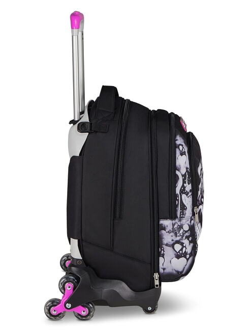 PLUMPY LINE GIRL Zaino trolley sdoppiabile Nero - Zaini con carrello