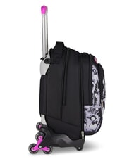 SEVEN PLUMPY LINE GIRL Zaino trolley sdoppiabile Nero - Zaini con carrello - 6