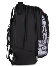 SEVEN PLUMPY LINE GIRL Zaino trolley sdoppiabile Nero - Zaini con carrello - 7