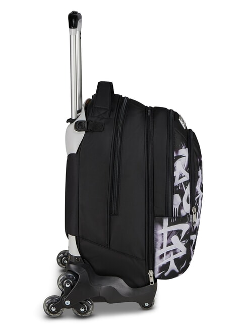 PLUMPY LINE BOY Zaino sdoppiabile con carrello Nero - Zaini con carrello