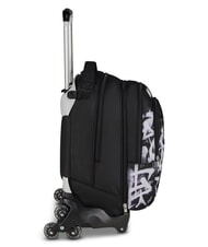 SEVEN PLUMPY LINE BOY Zaino sdoppiabile con carrello Nero - Zaini con carrello - 6