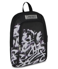 SEVEN PLUMPY LINE BOY Zaino sdoppiabile con carrello Nero - Zaini con carrello - 8