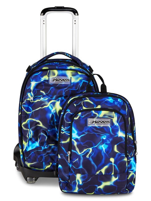 ELECTRICVIBE BOY Zaino Trolley a ruote triple bluedeep - Zaini con carrello