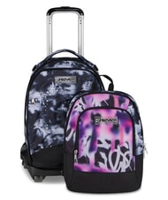 SEVEN BUZZY NOTE GIRL Zaino Trolley, sdoppiabile e sganciabile - Zaini con carrello