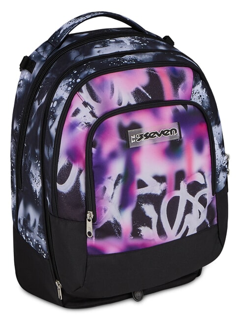 BUZZY NOTE GIRL Zaino Trolley, sdoppiabile e sganciabile CYCLAMIN             - Zaini con carrello