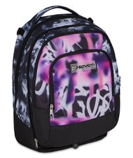 SEVEN BUZZY NOTE GIRL Zaino Trolley, sdoppiabile e sganciabile CYCLAMIN             - Zaini con carrello - 7