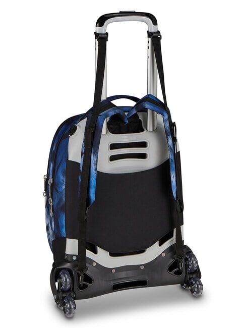 BLU FUSION Zaino con carrello 3 in 1 turchese fluo - Zaini con carrello