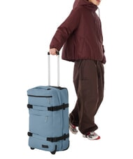 EASTPAK TRANSIT'R PLUS M Trolley medio tarp dust blue - Trolley Semirigidi - 6