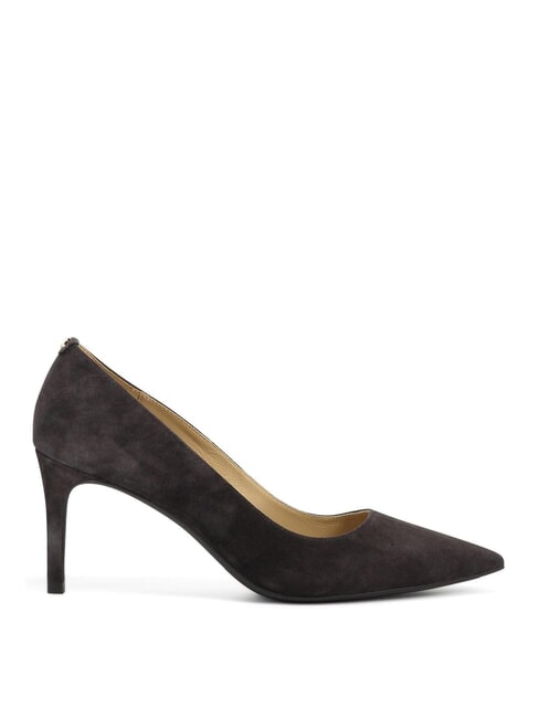 ALINA D&eacute;collet&eacute; in pelle suede chocolate - Scarpe Donna
