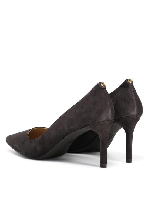 ALINA D&eacute;collet&eacute; in pelle suede chocolate - Scarpe Donna