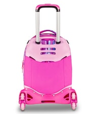SJGANG JOYFUL PINS GIRL Zaino Trolley 3 in 1 fuxiafluo - Zaini con carrello - 4